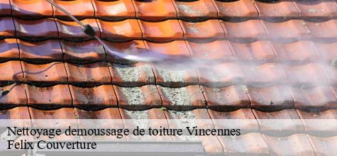 Nettoyage demoussage de toiture  vincennes-94300 Felix Couverture