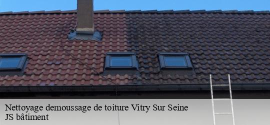 Nettoyage demoussage de toiture  vitry-sur-seine-94400 JS bâtiment