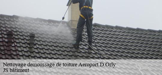 Nettoyage demoussage de toiture  aeroport-d-orly-94390 JS bâtiment