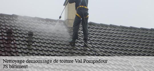 Nettoyage demoussage de toiture  val-pompadour-94460 JS bâtiment